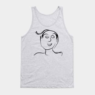 Chonmage (a topknot hairstyle) Tank Top
